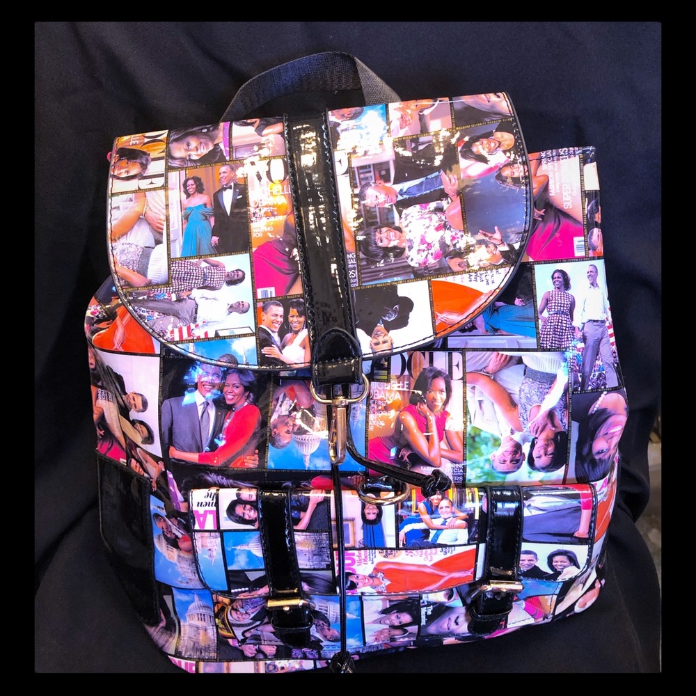 New styles Michelle Obama magazine backpack 🎒